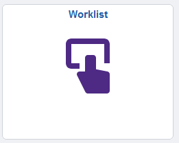 Worklist tile image