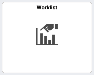 Worklist tile
