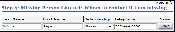 missing persons contact