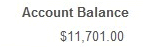 Caesar term total account balance