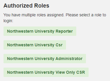 Northwestern Roles