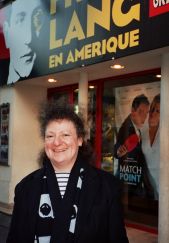 Lisa Nesselson outside French cinema