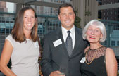 Liz and Bob Hayward (C94, L97) and Sally Madden Hayward (SESP61) at the September Leadership Circle event.