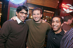 Fifth-reunion classmates renew friendships.