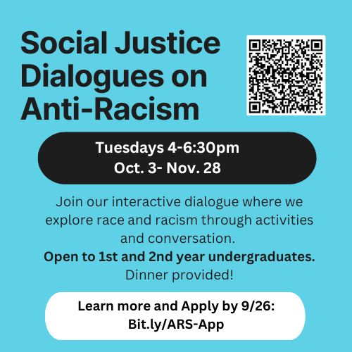 The Fall 2023 SJD cohort will meet on Tuesdays from 4-6:30pm from Oct. 3 to Nov. 28 in-person on the Evanston south campus. Dinner is provided!  Apply for Fall 2023 now: https://bit.ly/ARS-App.   Questions? Please get in touch with socialjustice@u.northwestern.edu