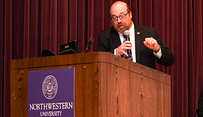 speaking at staff awards