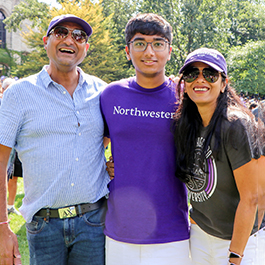 family at wildcat welcome