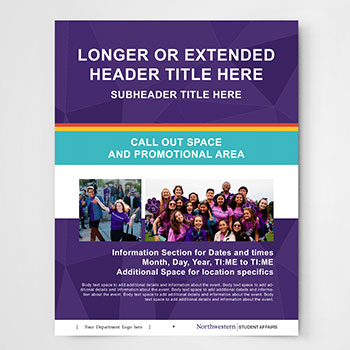 Photo Insert Color Block Template