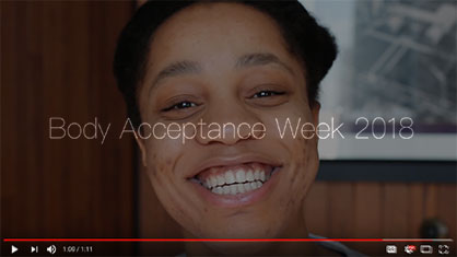 body acceptance week campaign video