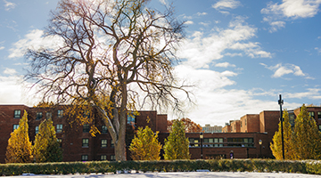 northwestern campus sign