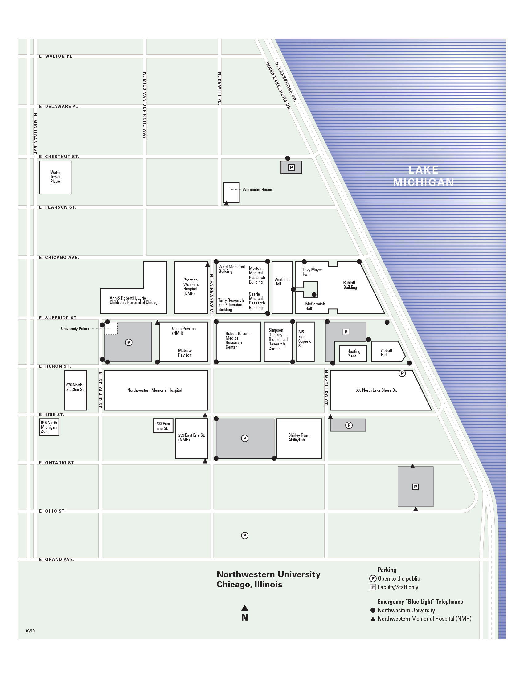 Chicago Parking Map Image.