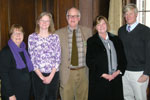 One Book One Northwestern 2010 with Margaret Schatz, Debbie Crimmins, Dan Lewis, Gail Higgins and Robert Gundlach.