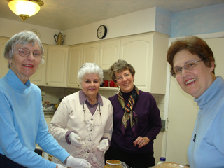 Making lunches for Kidsfare