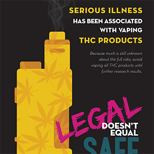 thc vaping awareness poster