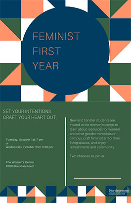 Feminist First Year Poster