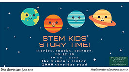 STEM kids story time poster